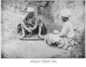 Fire Making by Badagas -1909