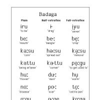 Badaga Language